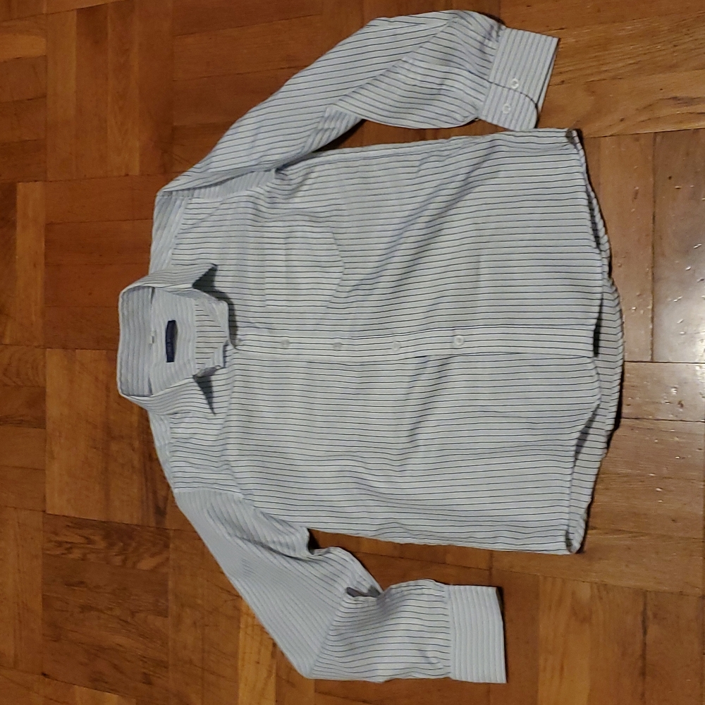 [Item 8]James Morgan pinstrip color shirt Y(XL) 16